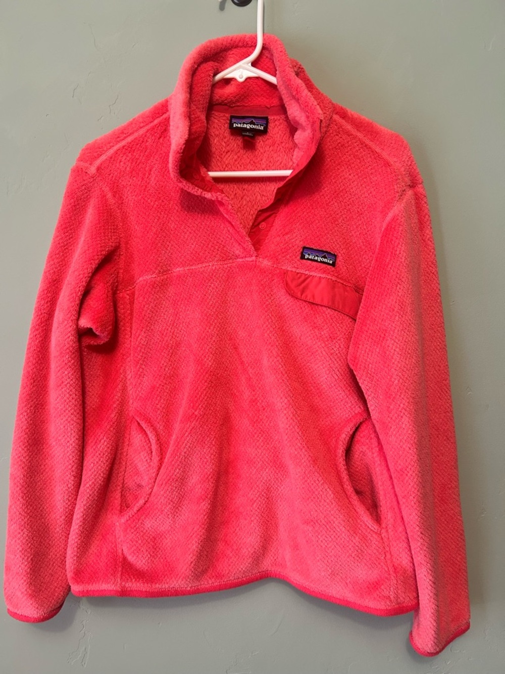 Patagonia Coral Pink Fleece Jacket